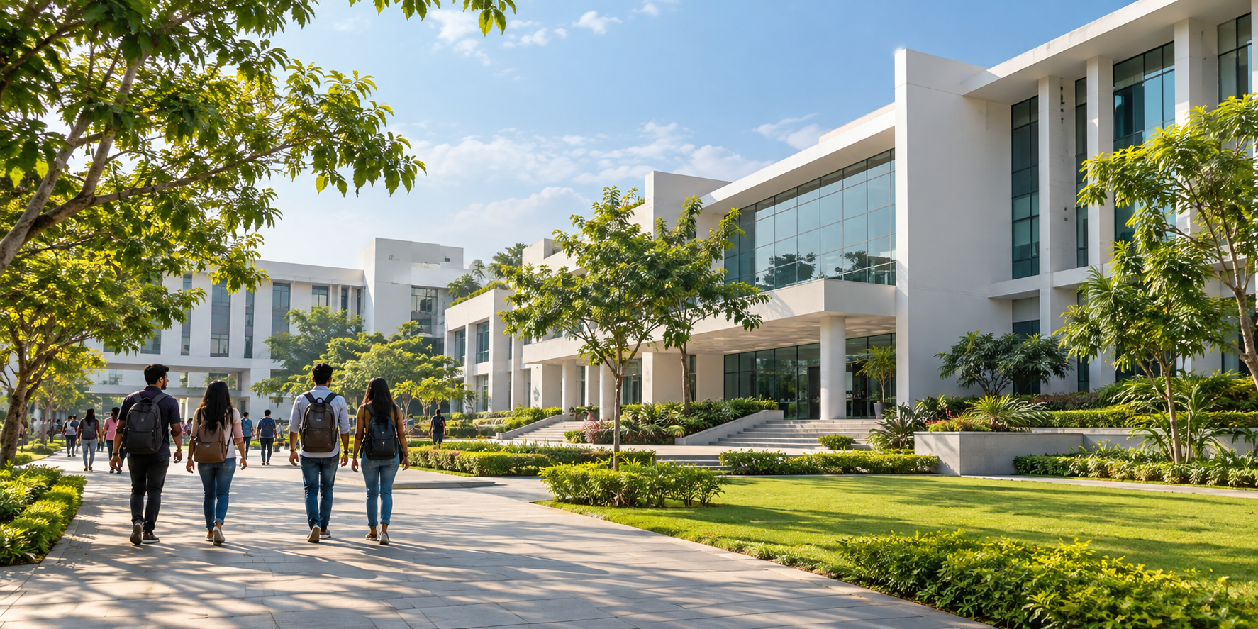Om Sai College of Education campus environment