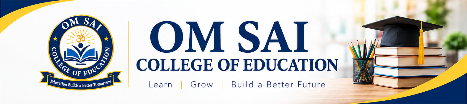 Om Sai College of Education academic block